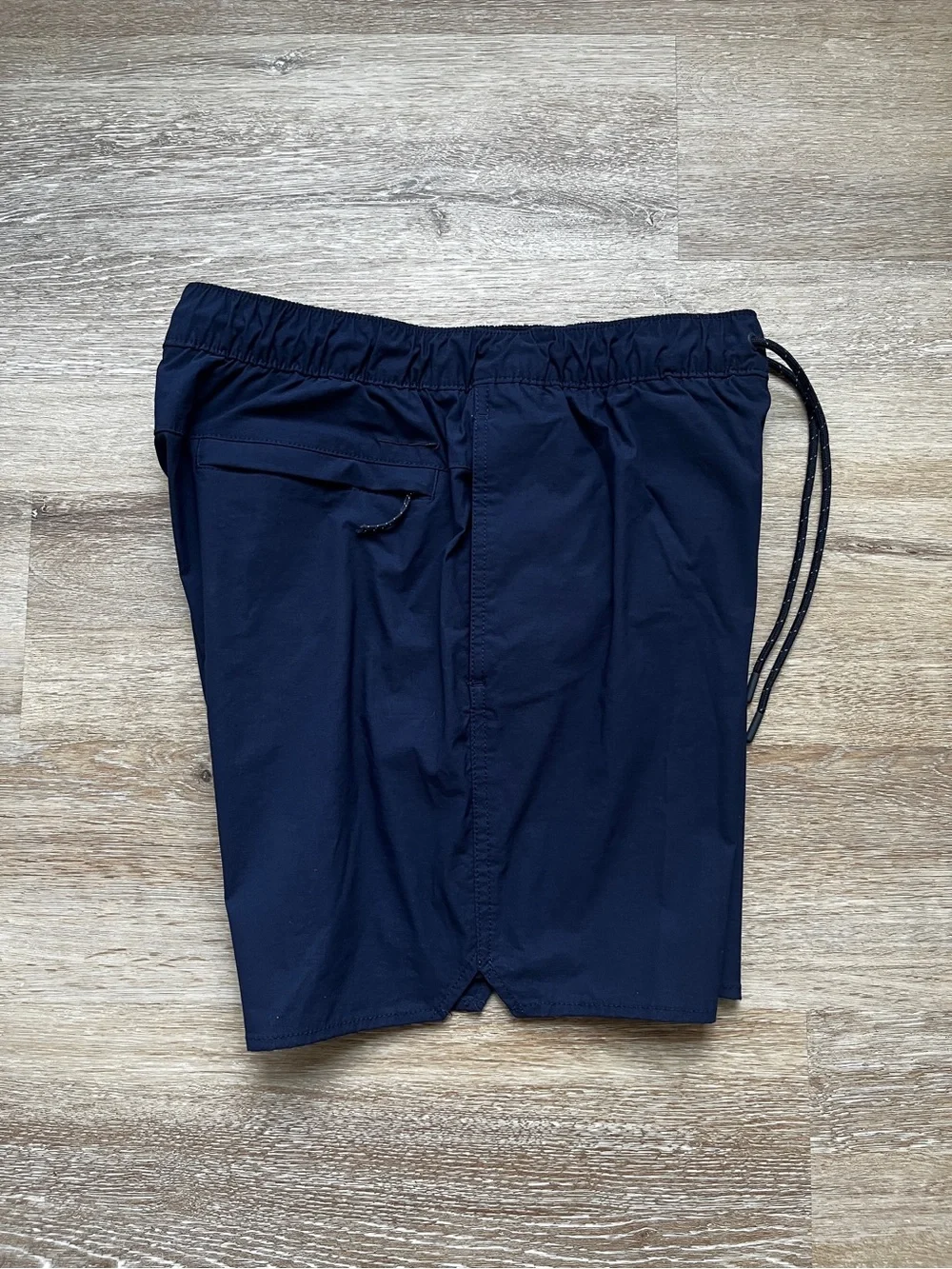 Men’s J. Crew Lined Tech Shorts Navy Blue Recycled Stretch Nylon Small